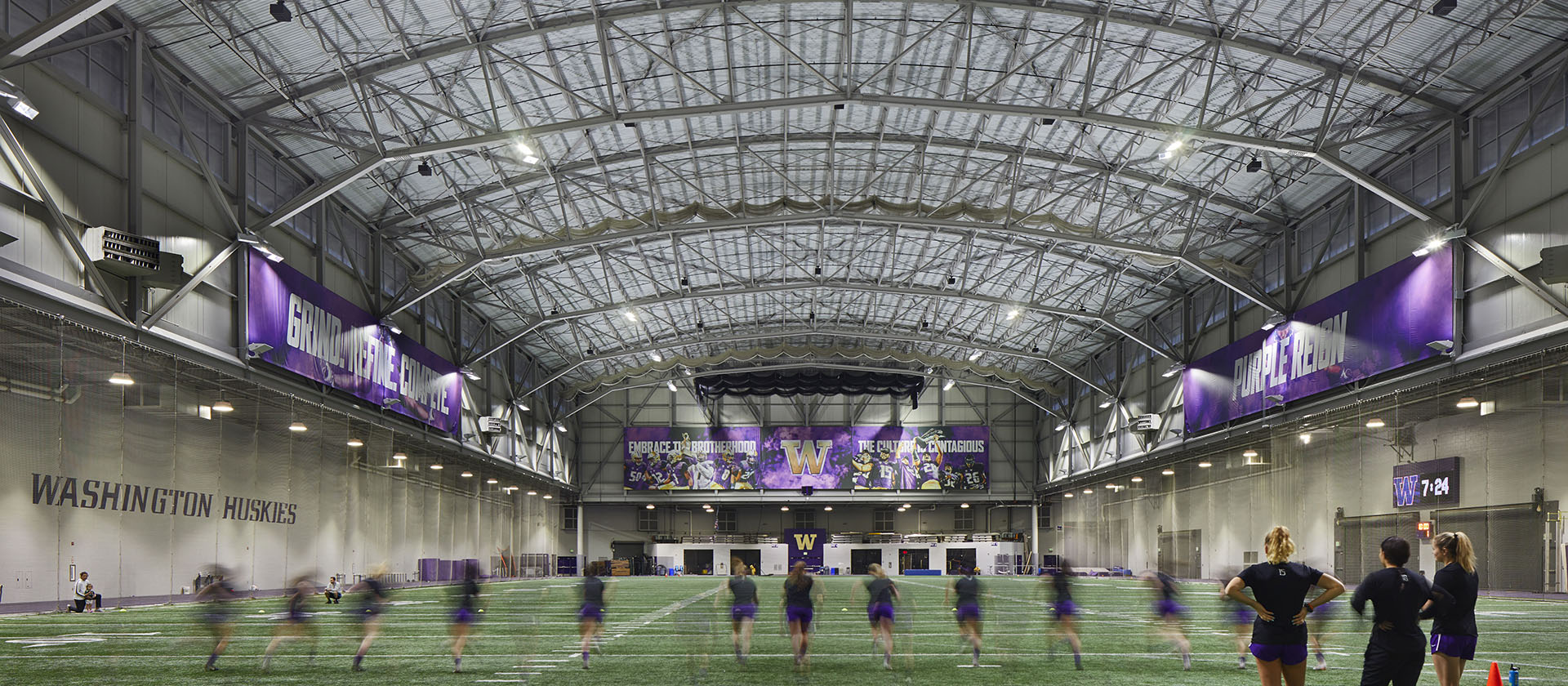 University of Washington Dempsey Indoor Field TFWB Engineers